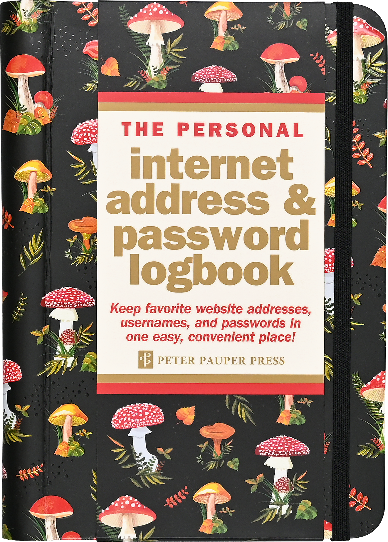 The Personal Internet Address & Password Logbook - Mushrooms