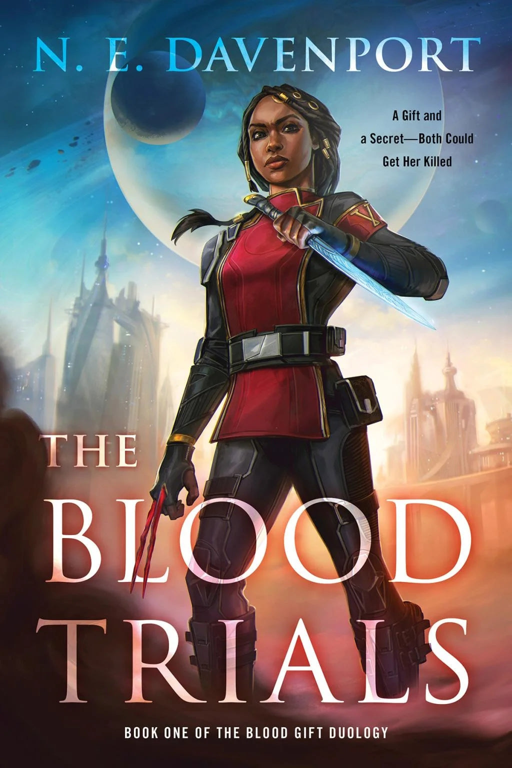 The Blood Trials (The Blood Gift Duology #1) by N. E. Davenport (Hardcover)
