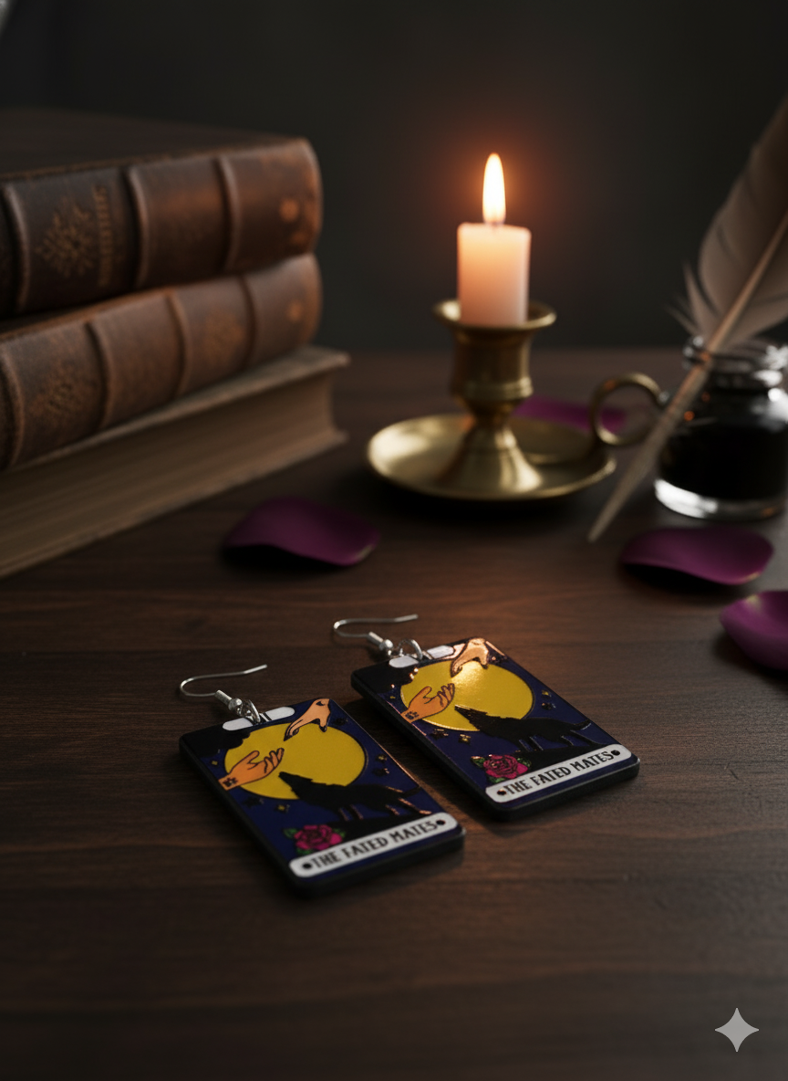 Bookish Acrylic Earrings (Various Designs)