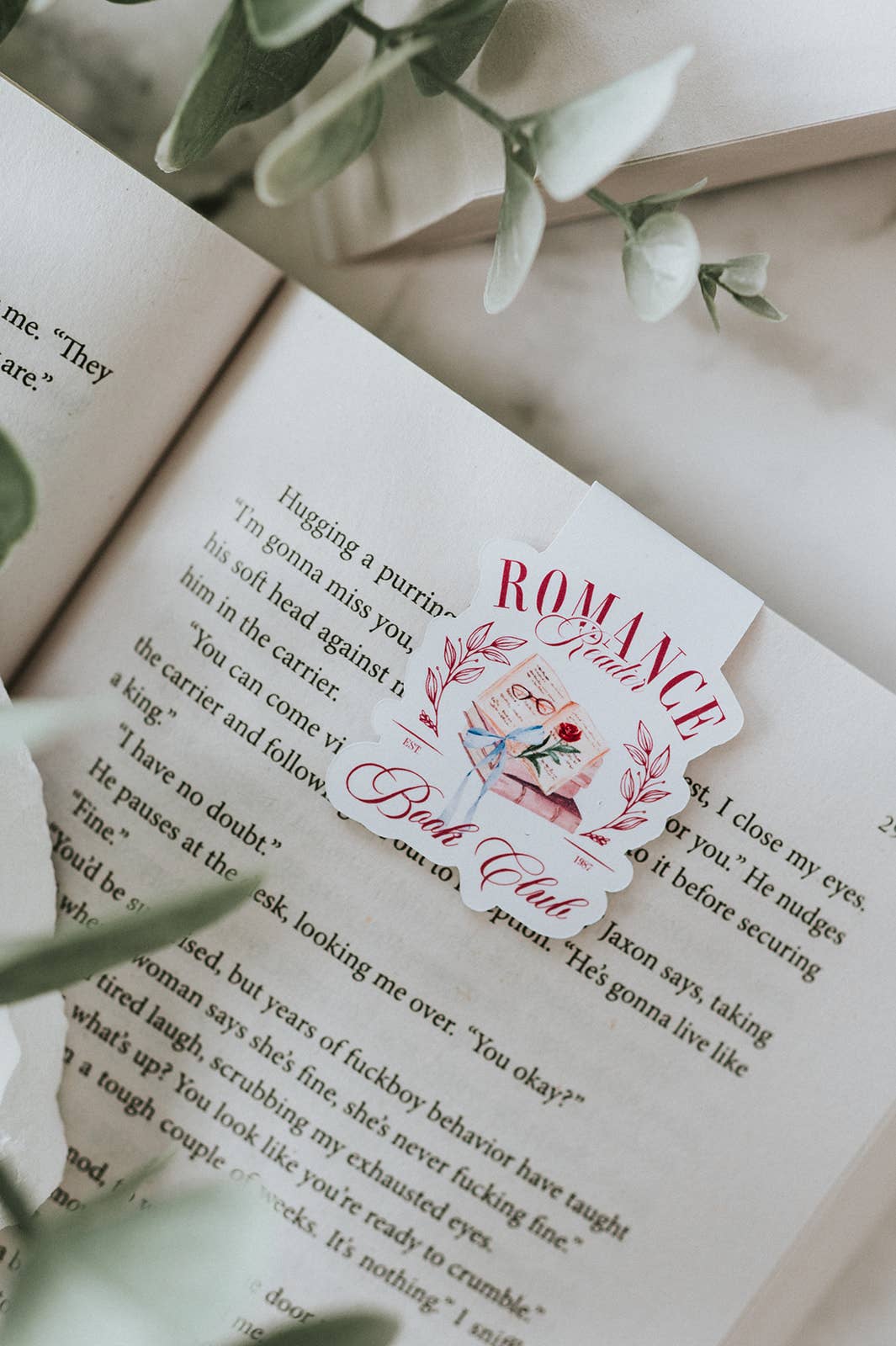 Romance Reader Book Club (Magnetic Bookmark)