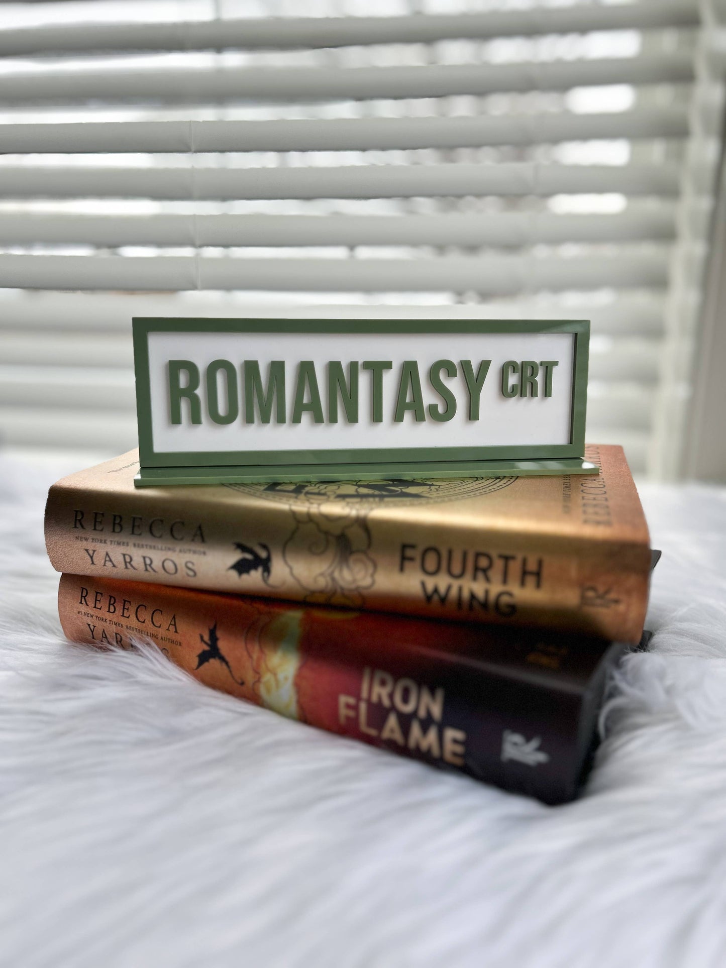 Romantasy Crt (Acrylic Shelf Sign w/stand)