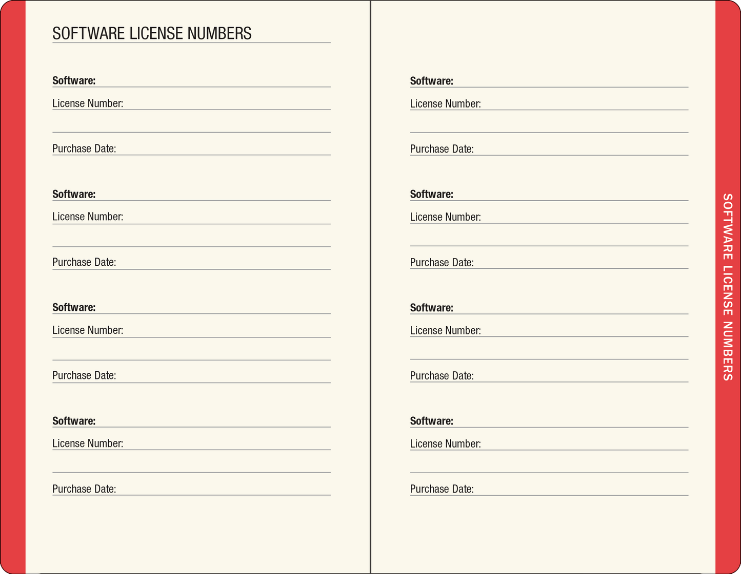 The Personal Internet Address & Password Logbook - Mushrooms
