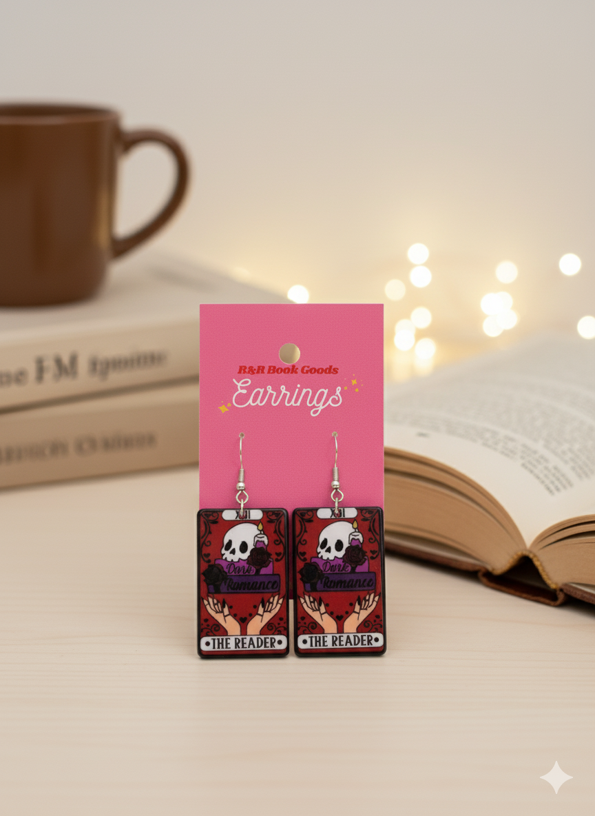 Bookish Acrylic Earrings (Various Designs)