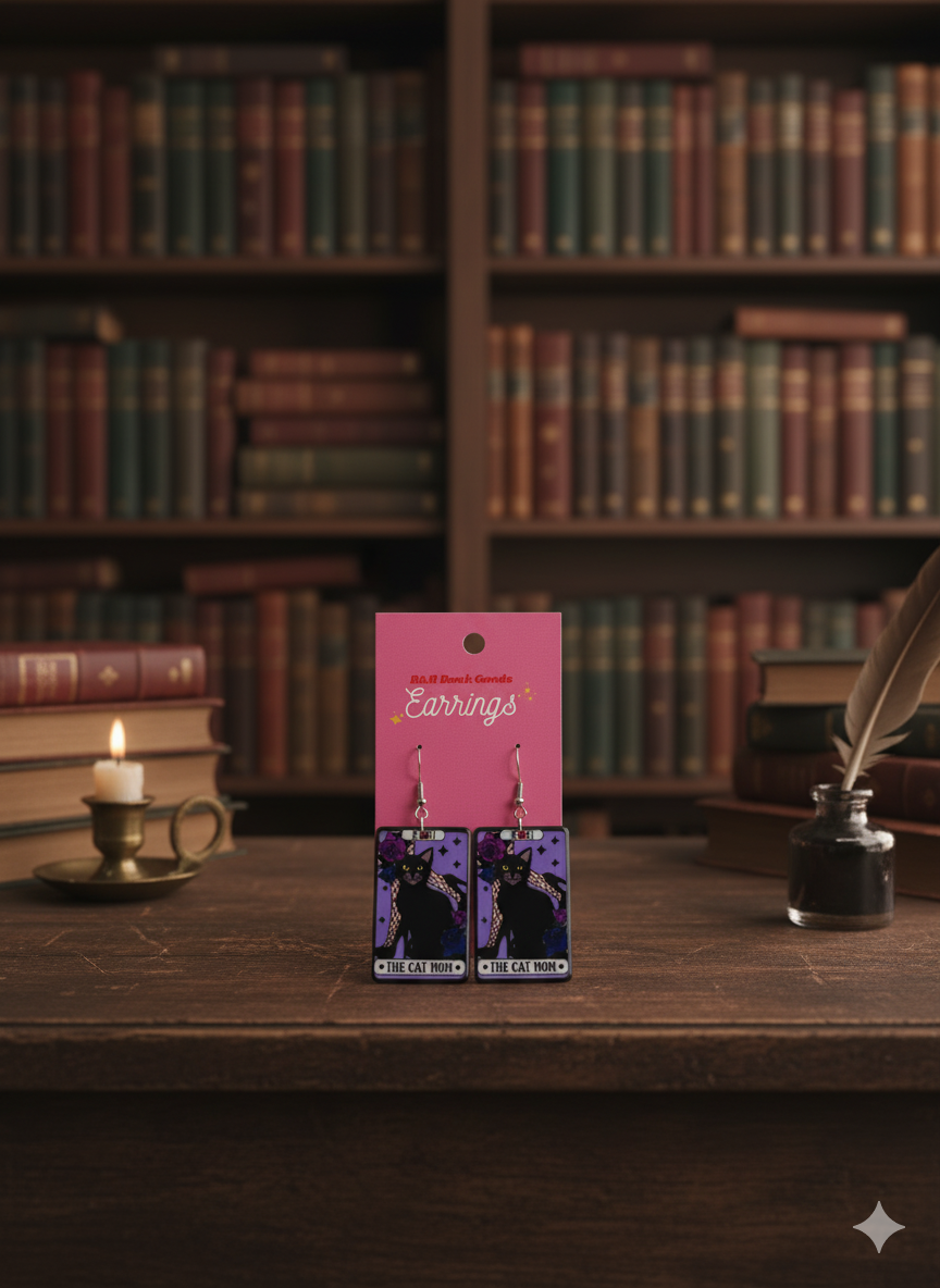 Bookish Acrylic Earrings (Various Designs)