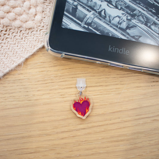 Fire Heart (USB-C Charm)