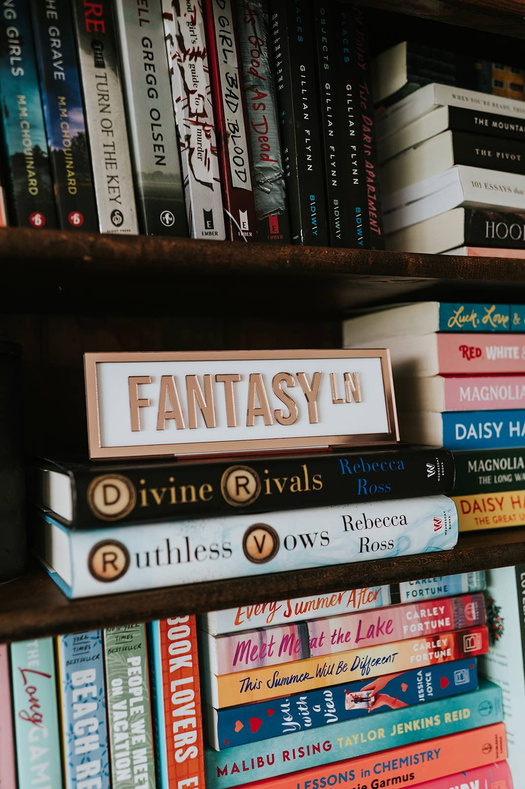 Fantasy Ln (Acrylic Shelf Sign w/stand)