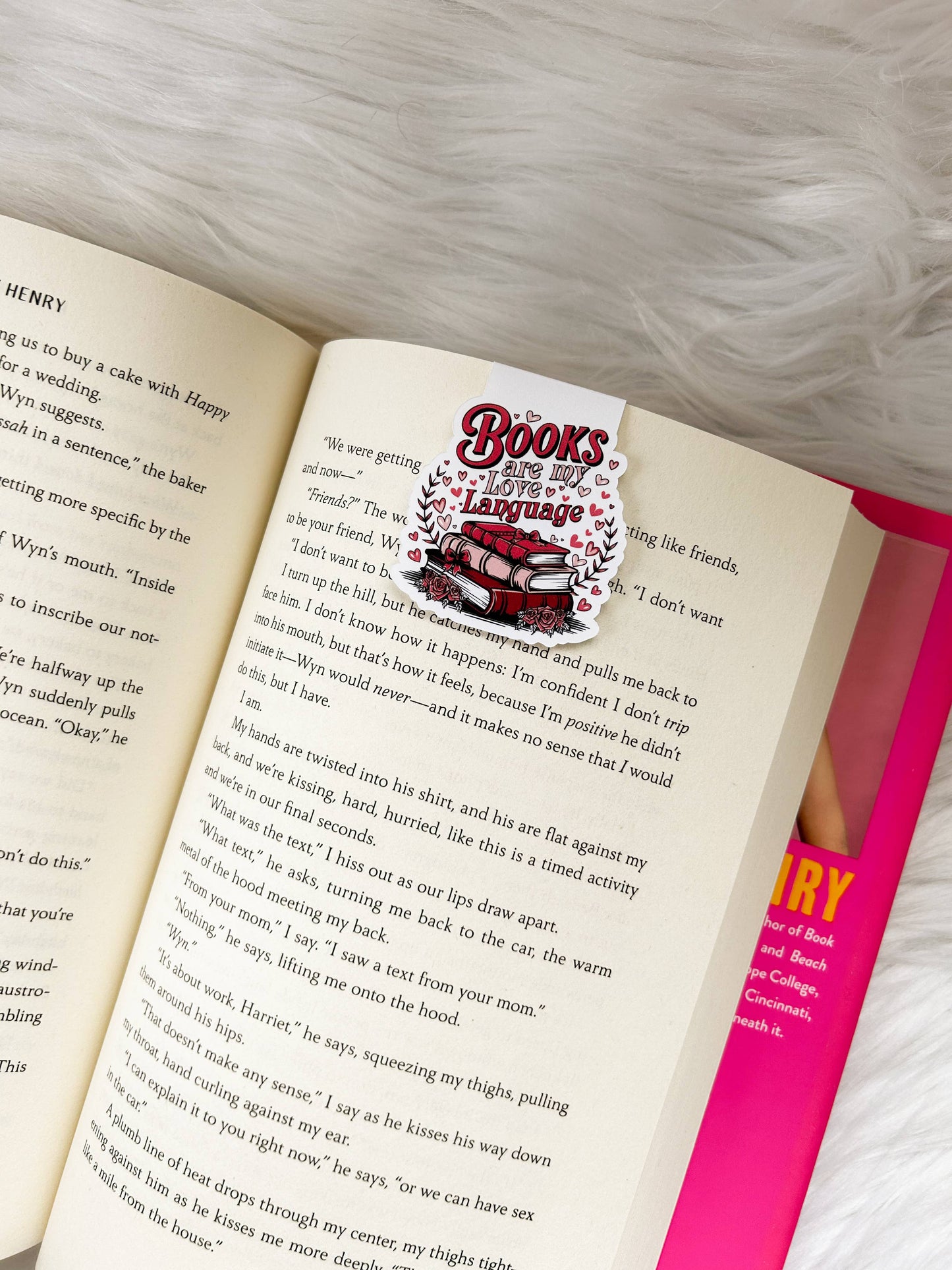 Books Are My Love Language (Magnetic Bookmark)