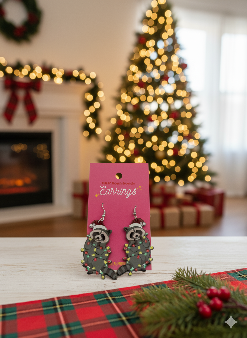 Bookish Acrylic Earrings (Various Designs)