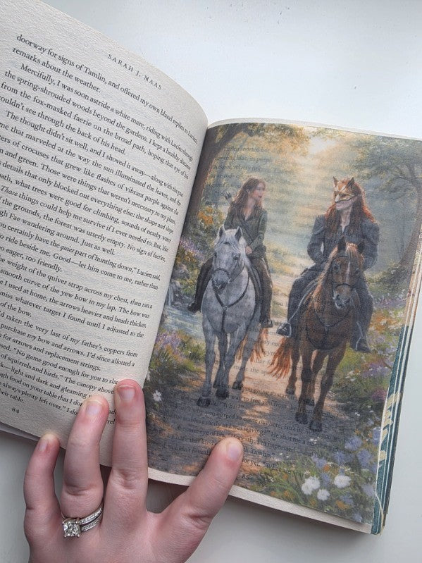 ACOTAR Inspired Page Overlays by Kristen Li Art (Fits US Paperback)