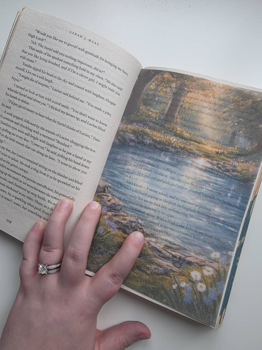ACOTAR Inspired Page Overlays by Kristen Li Art (Fits US Paperback)