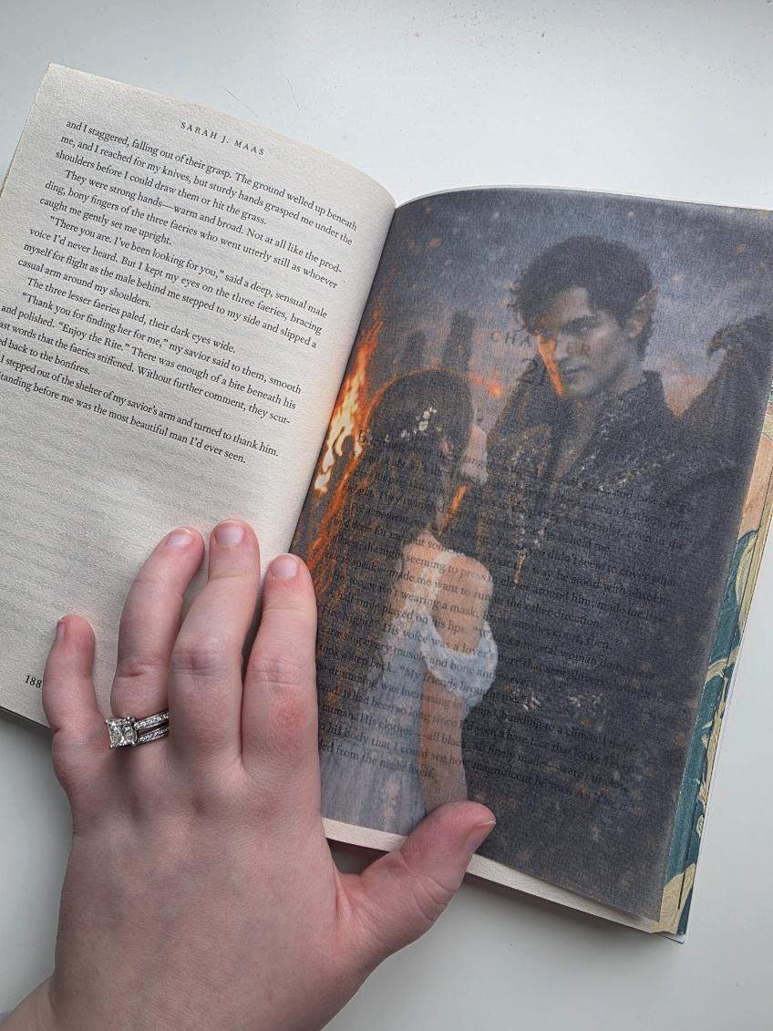 ACOTAR Inspired Page Overlays by Kristen Li Art (Fits US Paperback)
