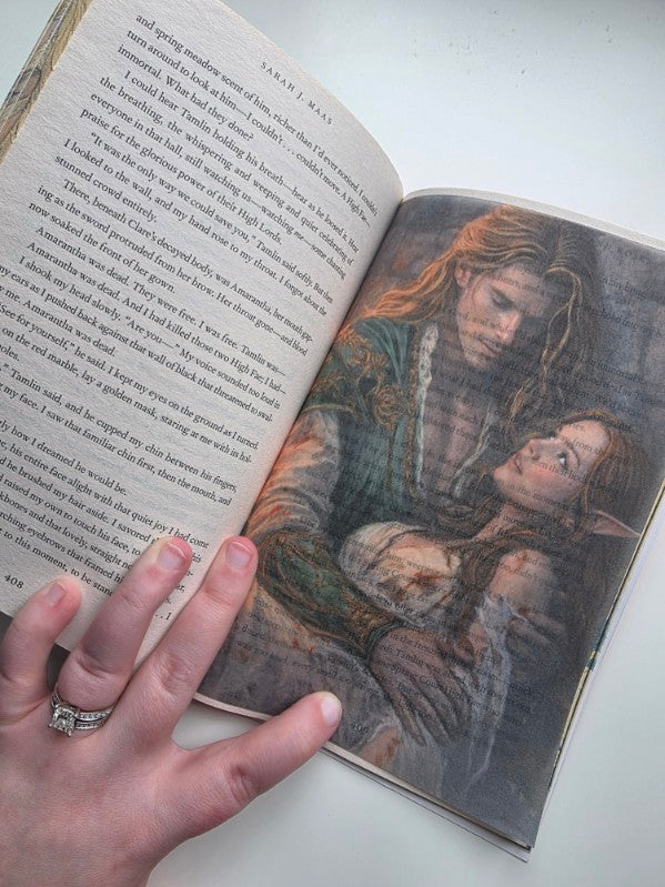 ACOTAR Inspired Page Overlays by Kristen Li Art (Fits US Paperback)