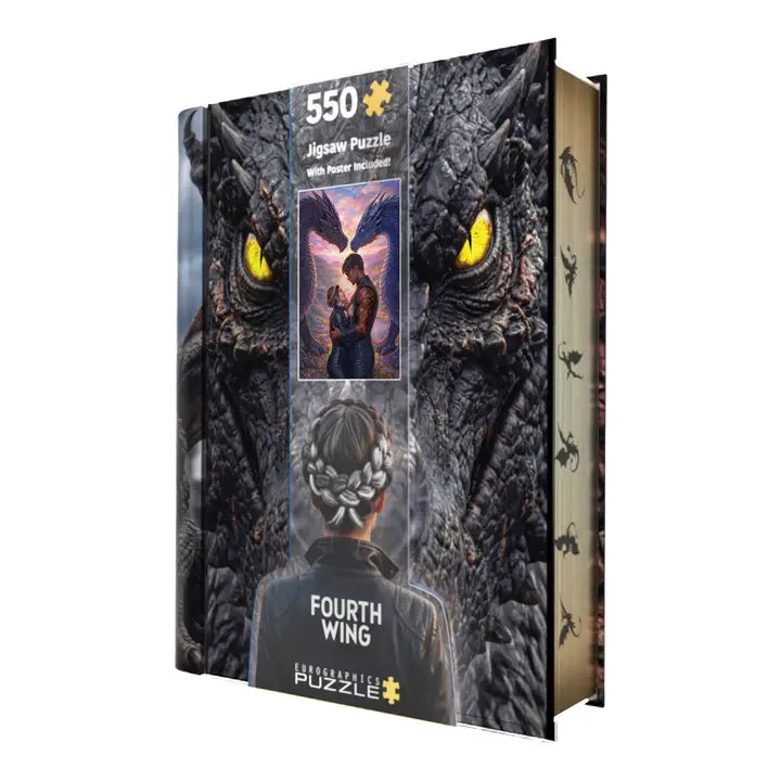 Fourth Wing Puzzle in Collectors Tin with Poster