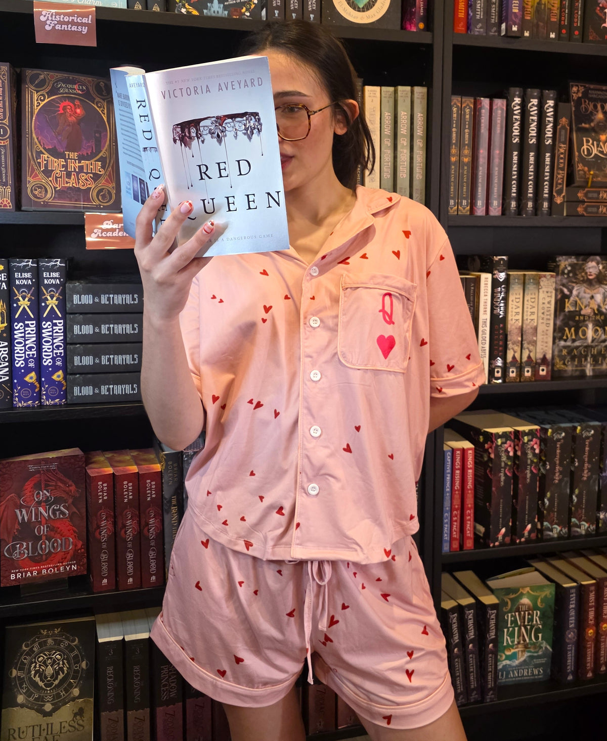 Storylines Bookish PJ Sets - Queen of Hearts (2pc)